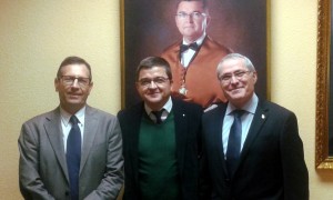 Los tres últimos directores de la EPS Algeciras.