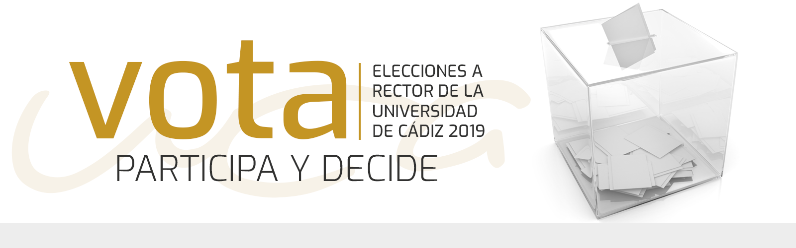 ELECCIONES A RECTOR 2019 – Votaciones segunda vuelta