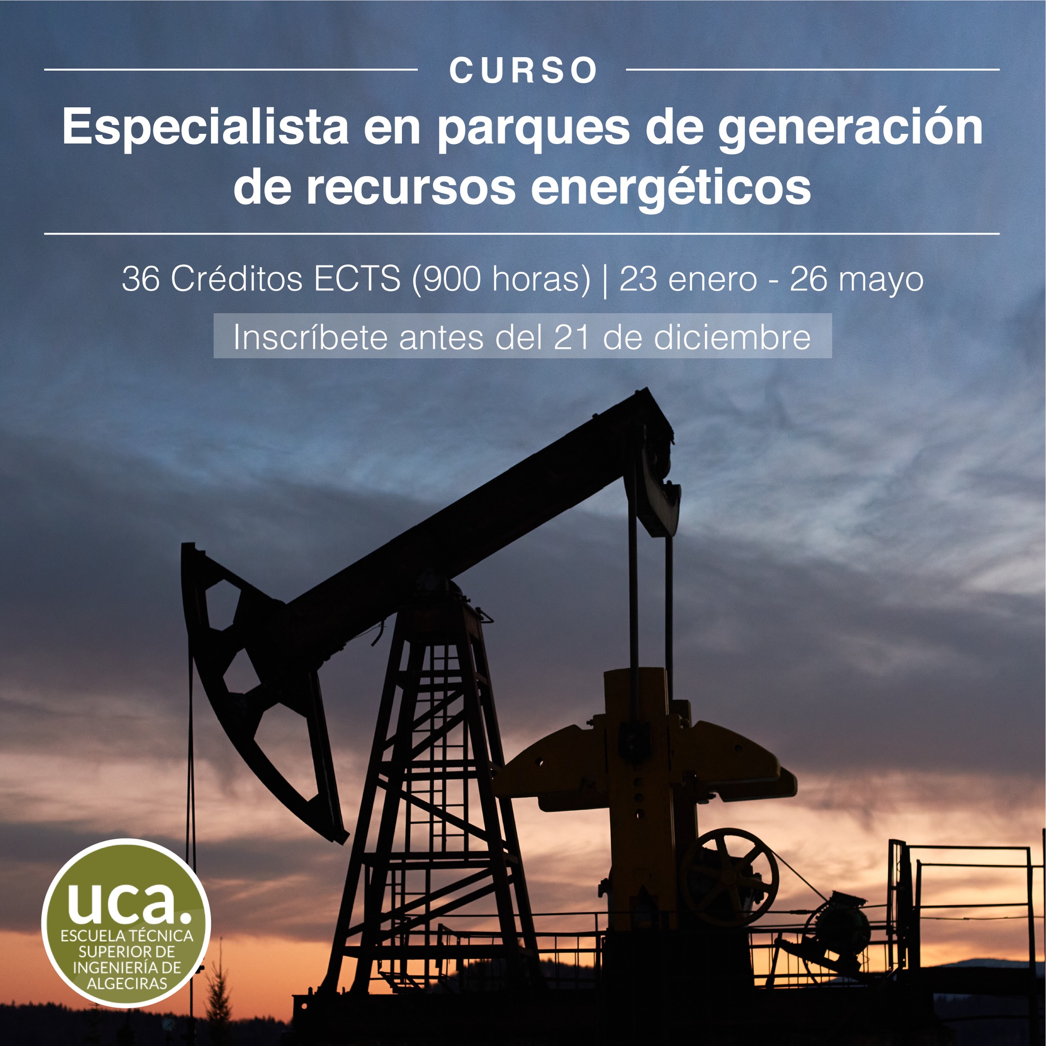 Curso “Especialista en Parques de Generación de Recursos Energéticos”