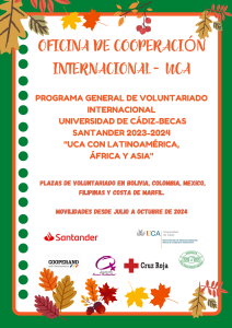 Plazas Beca Santander | Voluntariado Internacional UCA alumnado saliente