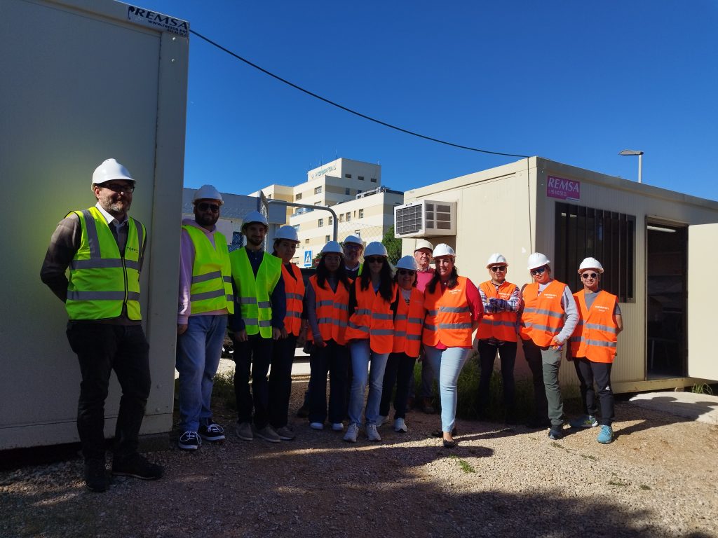 Los estudiantes del Máster en Prevención de Riesgos Laborales visitan las obras de reforma del Hospital Universitario Punta Europa