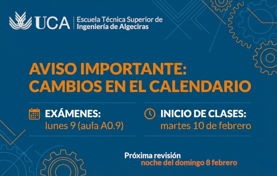 IMG La actividad del miércoles 4 y jueves 5 se pasa al lunes 9. Las clases inician el 10 de febrero.