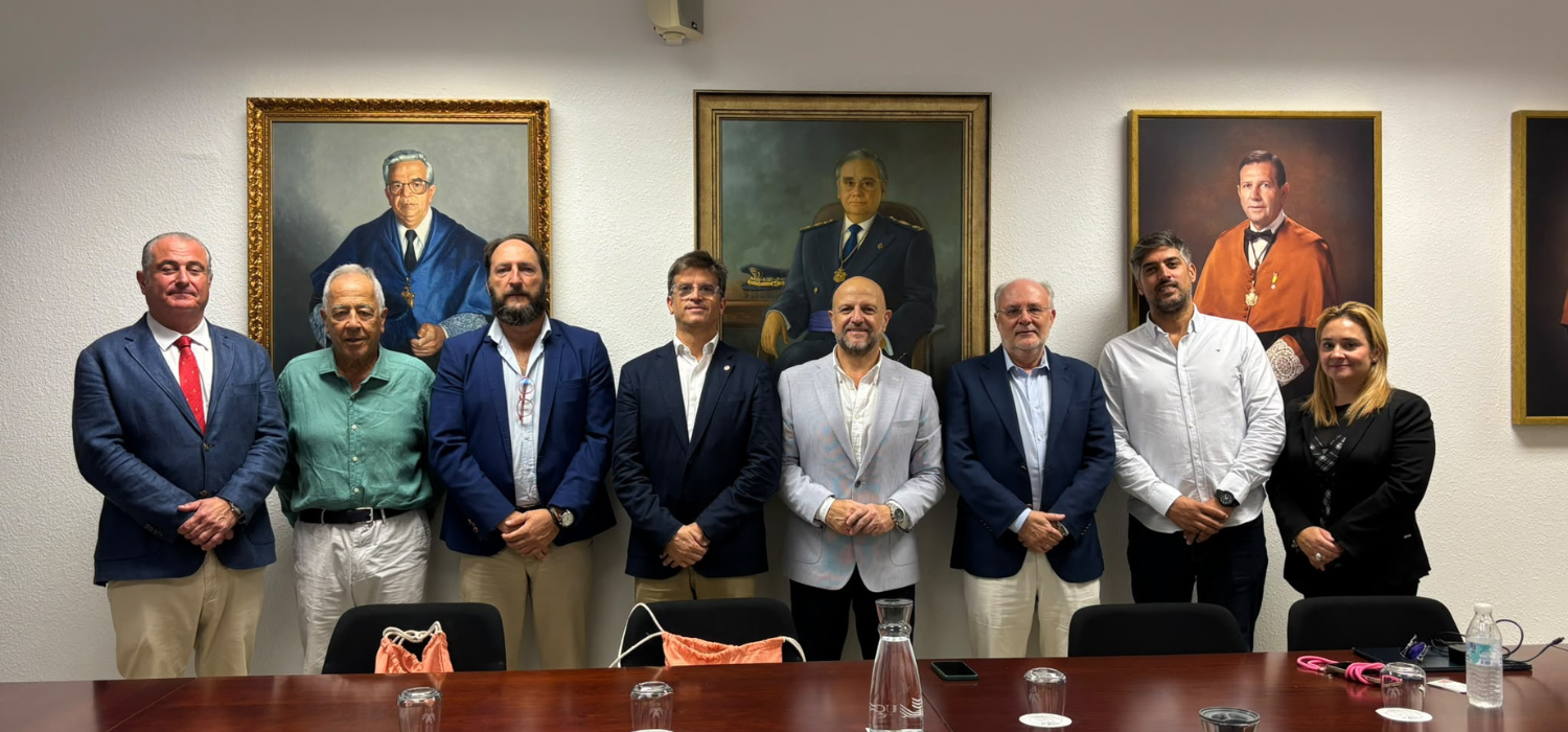 La nueva Junta Rectora de la Demarcación de Andalucía, Ceuta y Melilla del Colegio de Ingenieros de Caminos, Canales y Puertos visita nuestra Escuela