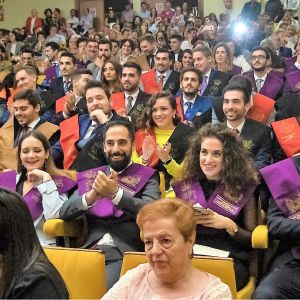 El grupo de alumnos recién graduados de la 39ª promoción de la EPS de Algeciras